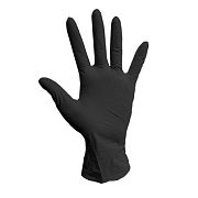Перчатки нитриловые Ecolat черные S, 50 пар, 8г