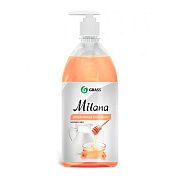 Жидкое мыло с дозатором Grass Milana 1л, молоко и мед, 126101