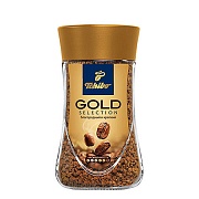 Кофе растворимый Tchibo Gold Selection 95г, стекло