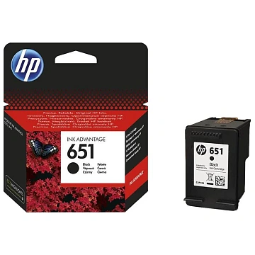 Картридж струйный Hp 651 C2P10AE, черный