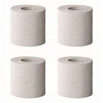 Туалетная бумага Eco в рулоне, белая, 2 слоя, 20м, 4шт/уп, 002014