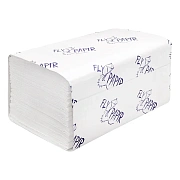 Бумажные полотенца Flypapir Premium H3, 2 слоя, V-сложение, 200лист, белые, 20 пачек, 262202ПК-Ц