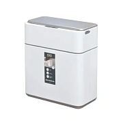 Мусорное ведро Eko 8л, белое, сенсорное, перезаряжаемое, EK9240 RP-8L-MW