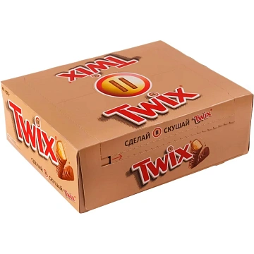 Батончик шоколадный Twix, 55г