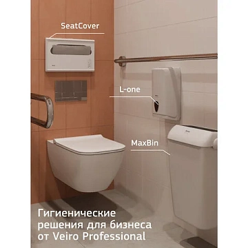 Туалетная бумага листовая Veiro Professional Comfort TV201, 250 листов, 2 слоя, белая, V укладка