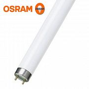 Лампа люминесцентная Osram Basic L 18Вт, G13, 4000К, холодный белый свет, трубка, 25шт/уп