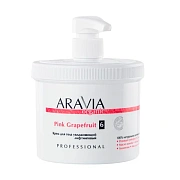 Антицеллюлитный крем Aravia Organic Pink Grapefruit, увлажняющий лифтинговый, 550мл