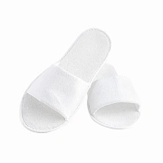 Тапочки SMZ Классик одноразовые махровые белые открытые