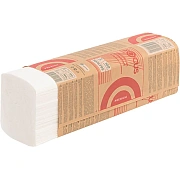Бумажные полотенца Focus Premium листовые, белые, 100шт, 2 слоя, Z-сложения, 5076395