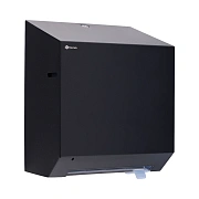 Диспенсер для полотенец в рулонах Merida Stella R CSC302.R, черный, металлический, Макси