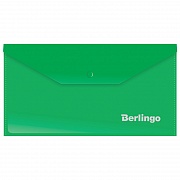 Пластиковая папка на кнопке Berlingo зеленая, C6