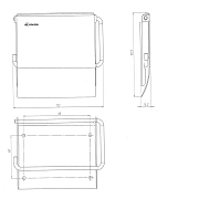 Держатель туалетной бумаги Merida Anti Finger, U1AS.R