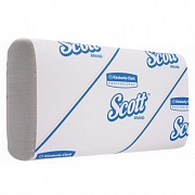 Бумажные полотенца Kimberly-Clark Scott Slimfold 5856, листовые, белые, Z укладка, 110шт, 1 слой