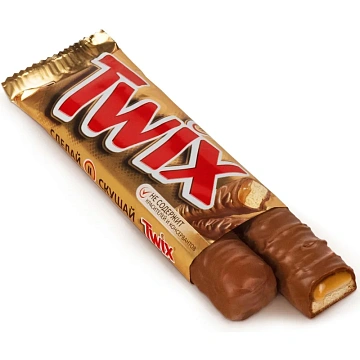 Батончик шоколадный Twix, 55г
