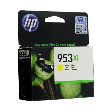 Картридж струйный Hp 953XL F6U18AE, желтый