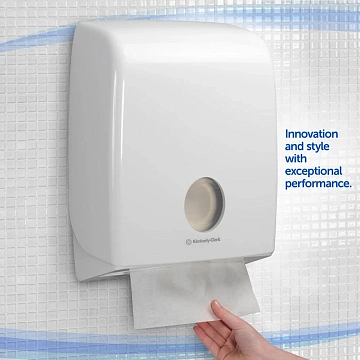 Диспенсер для полотенец листовых Kimberly-Clark Aquarius 6954, белый