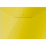 Папка-конверт на кнопке Officespace желтая, А4, Fmk12-2