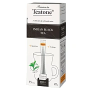 Чай Teatone Indian Black Tea, черный, 15 стиков