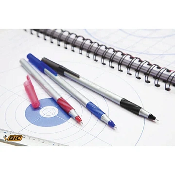 Шариковая ручка Bic Round Stic Exact синяя, 0.28мм