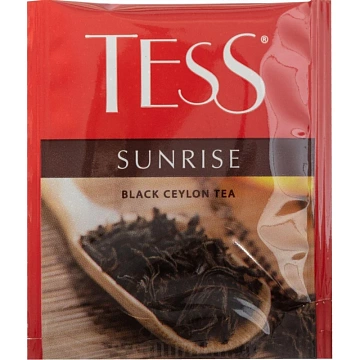 Чай Tess Sunrise (Санрайз), черный, 25 пакетиков