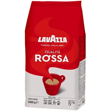 Кофе в зернах Lavazza Qualita Rossa 1кг, пачка
