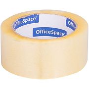Клейкая лента упаковочная Officespace 48мм х100м, прозрачная, 45мкм