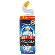 Чистящее средство для сантехники Туалетный Утенок супер сила 900мл, видимый эффект, гель