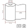 Бумажные полотенца Tellus (tork) Universal Soft Matic H1 1слой, рулон 280м, белые, 290100