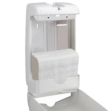 Бумажные полотенца Kimberly-Clark Scott Slimfold 5856, листовые, белые, Z укладка, 110шт, 1 слой