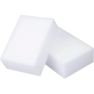 Губка меламиновая Luscan Economy 6x10 см, для деликатной очистки, белая, 2шт/уп