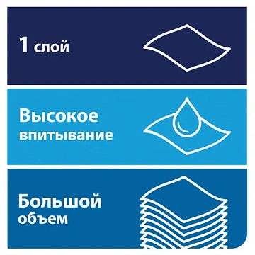 Бумажные полотенца Tellus (tork) Universal Soft Matic H1 1слой, рулон 280м, белые, 290100
