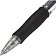 Ручка шариковая автоматическая Pilot Super Grip BPGP-10R-F черная, 0.7мм