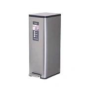 Мусорное ведро с педалью Eko 30л, металлик, EK8248 MMT-30L