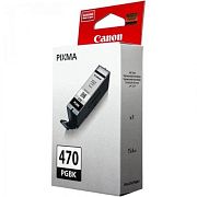 Картридж струйный Canon PGI-470BK, черный, (0375C001)