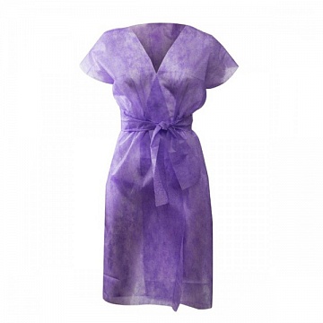 Медицинский халат одноразовый Кимоно фиолетовый, 10шт купить в  Санкт-Петербурге по цене 734 ₽ | Bservice