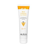 Крем для лица Aravia Professional Multi Protection Sun Cream SPF 30, солнцезащитный увлажняющий, 100мл