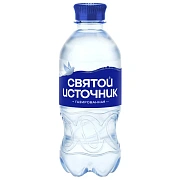 Вода питьевая Святой Источник газ, 330мл х 12шт, ПЭТ