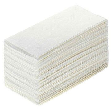 Бумажные полотенца Lime комфорт листовые, белые, V укладка, 200шт, 2 слоя, 220200