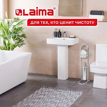 Держатель туалетной бумаги и ерша Laima Classic металлик