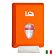 Диспенсер для туалетной бумаги листовой Lime оранжевый, mini, V укладка, A62201ARS