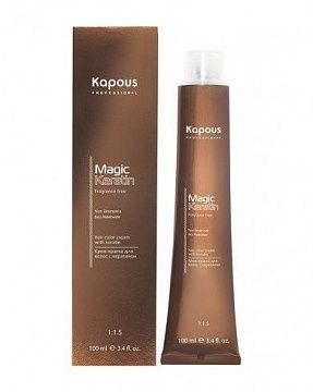 Краска для волос Kapous Non Ammonia NA 6.35, темный янтарно-каштановый блонд, 100мл