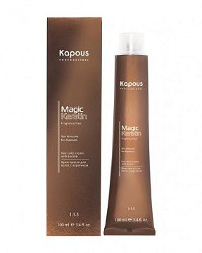 Краска для волос Kapous Non Ammonia NA 6.81, темный коричнево-пепельный блонд, 100мл