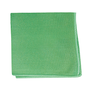 Салфетка хозяйственная 30х30см, зеленая, микрофибра