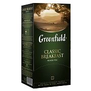 Чай Greenfield Classic Breakfast (Классик Брекфаст), черный, 25 пакетиков