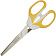 Канцелярские ножницы Attache Ergo&Soft 18см, желтые, прорезиненные ручки