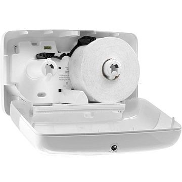 Диспенсер для туалетной бумаги в рулонах Tork Elevation T2, 555500, мини, белый