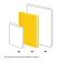 Ежедневник недатированный Officespace Winner желтый, А5, 136 листов, гладкий матовый, обложка с поро