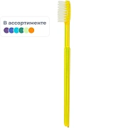 Зубная щетка Sherbet с нанесенной зубной пастой, средней жесткости, ассорти
