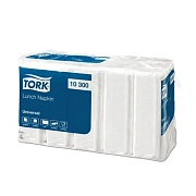 Салфетки сервировочные Tellus (tork) Universal белые, 33х33см, 1 слой, 500шт, 10300