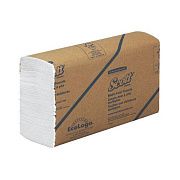 Бумажные полотенца Kimberly-Clark Scott MultiFold 3749, листовые, белые, Z укладка, 250шт, 1 слой